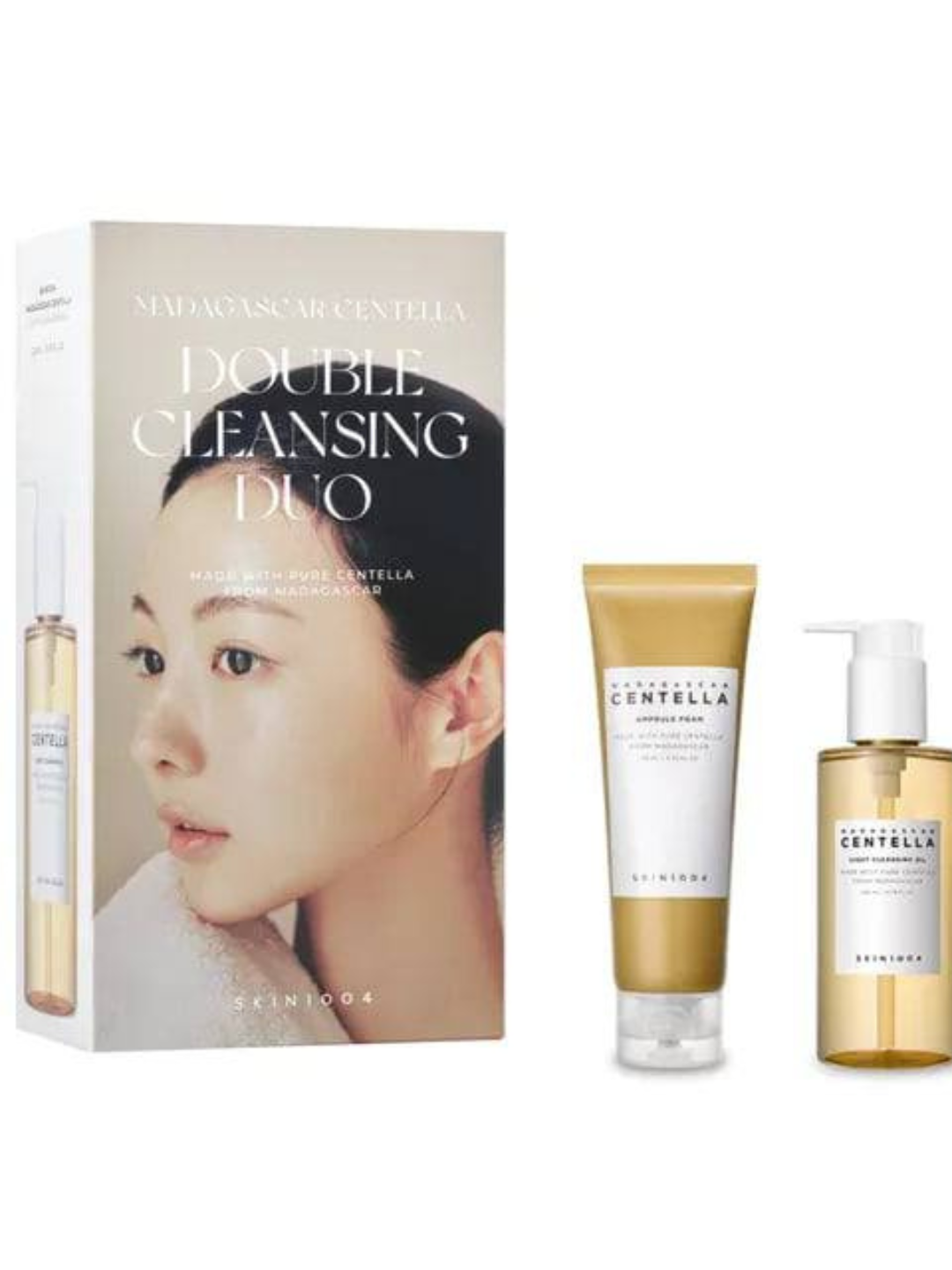 Набор Madagascar Centella Double Cleansing Duo. Набор для умывания лица для всех типов, пенка и гидрофильное масло