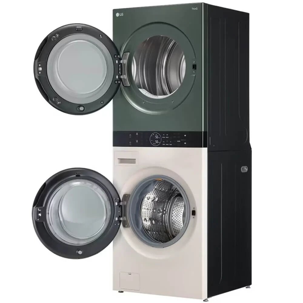 Стиральная машина с сушкой LG Wash Tower Objet W1S1CVKK2HM
