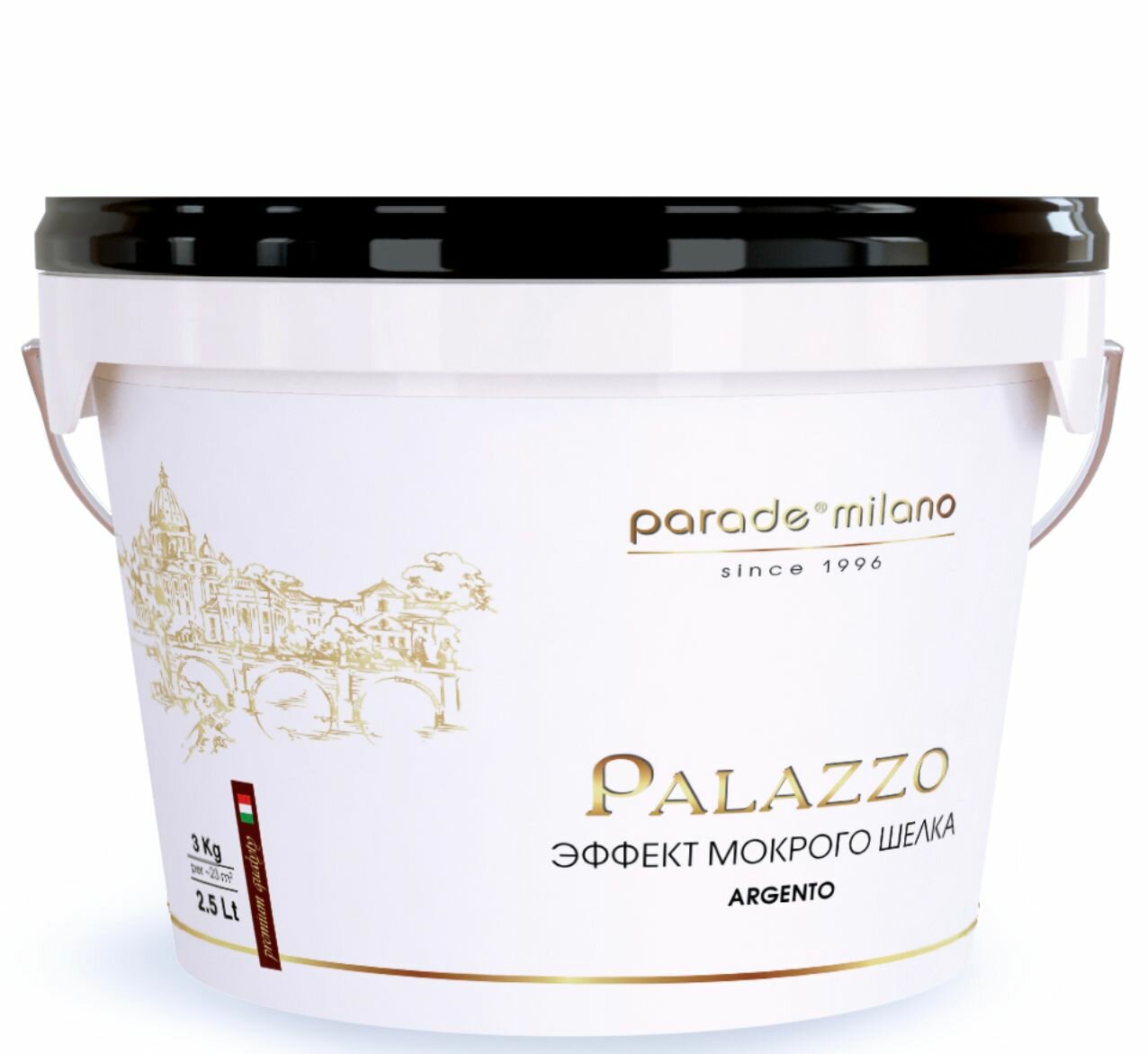 Декоративное покрытие с эффектом мокрого шелка PARADE Palazzo 25л