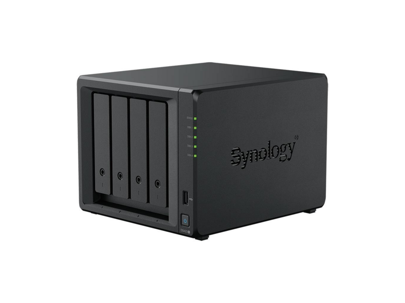 Сетевое хранилище DiskStation DS423+ black (Intel J4125/2Gb/4 pcs (3.5" or 2.5" SATA or SSD, 18Tb max)/RAID/2x1Gb/no WIFI) (DS423+)