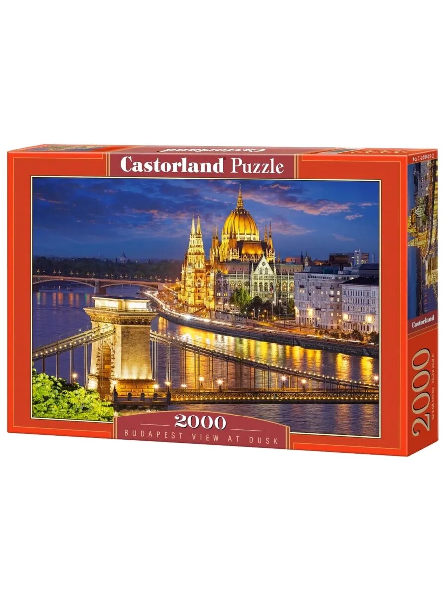 Пазл Будапешт в сумерках, 2000 дет.