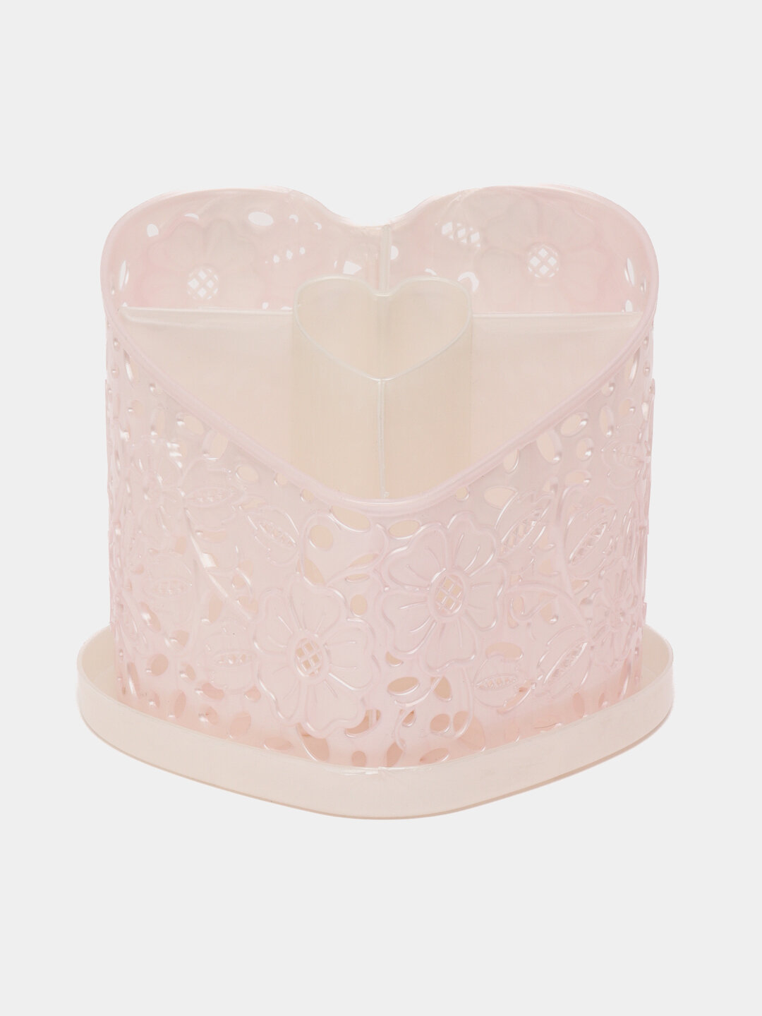 Пластмассовый органайзер для кухонных принадлежностей "Сердечко" — фото 1