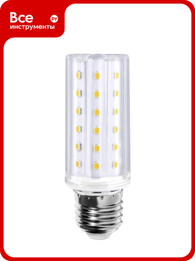 Светодиодная лампа Ecola Corn LED Premium 95W 220V E27 4000K кукуруза 54LED 120x41 Z7NV95ELC