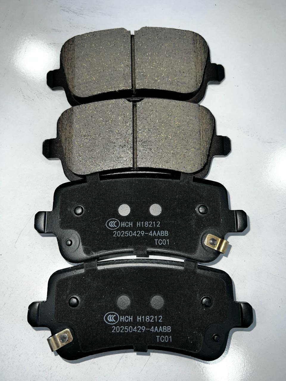 Тормозные колодки CHE MA CHI, дисковые, задние, для BAIC S5, Forthing M5, 4 шт — фото 1