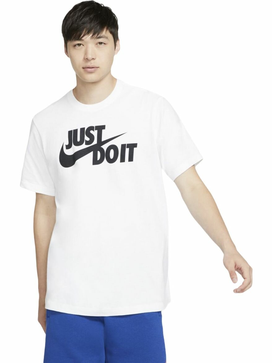 Футболка NIKE NSW JDI TEE, 1 шт., размер L, белый,