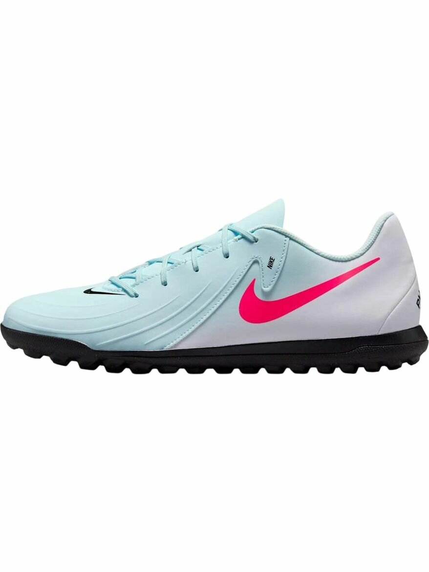 Бутсы NIKE, размер 7.5 US, голубой/белый