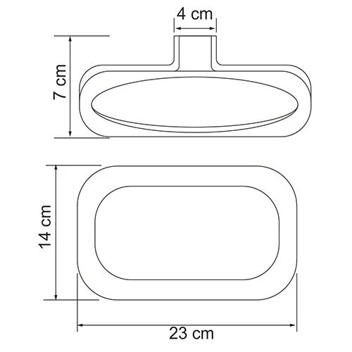 Полотенцедержатель - кольцо WasserKRAFT Kammel 25 см белый K-8360W