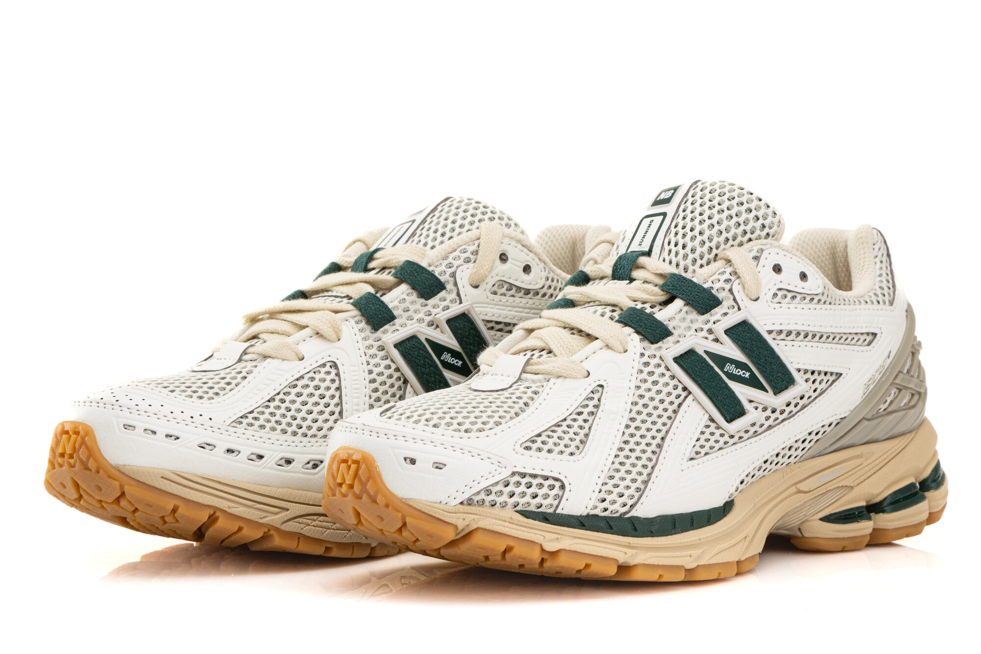 Кроссовки New Balance 1906R, размер 38, White Green Cream