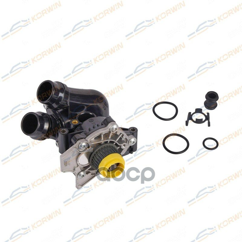 Насос водяной Audi A4/Skoda Octavia 04-/VW Passat 05- 1.8TSI/2.0TSI с корпусом KORWIN арт. KWKK0049