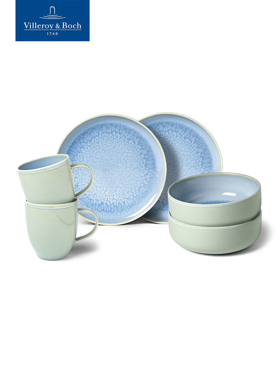 Набор для завтрака 6 предметов Crafted Blueberry like. by Villeroy & Boch Премиум-Фарфор
