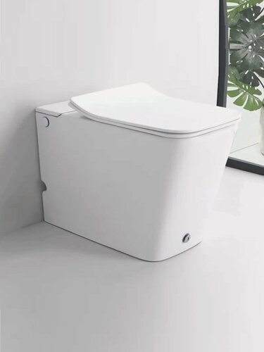 Изображение товара Унитаз приставной с функцией импульсного смыва Ceruttispa Disgrazia Pulse, безободковый, с микролифтом (CT7269)