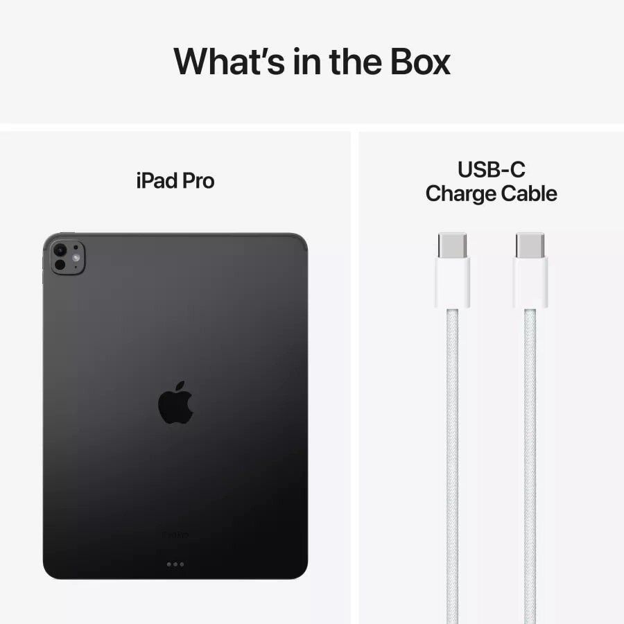 Планшет Apple iPad Pro, 256GB, M4, 13 дюймов, экран Liquid Retina, 120Гц, 10 ядер — фото 1