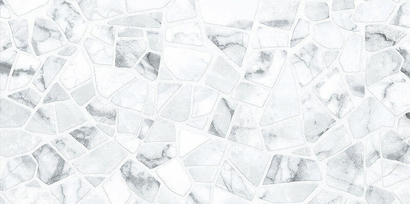 Керамическая плитка AltaCera Smalta Chip WT9SML25 настенная 249х50 см серый для ванной комнаты Россия