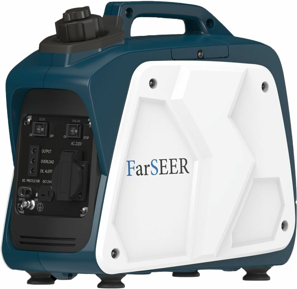 Бензиновый инверторный генератор FarSEER BSG 1100i 900вт 1.3 л. с. 40см3 объем двигателя ручной стартер