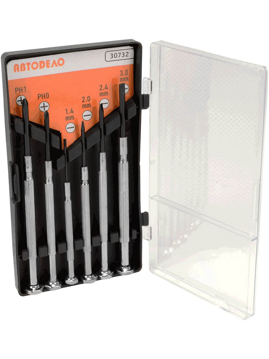 Набор отверток часовых 6 штук АвтоDело 30732