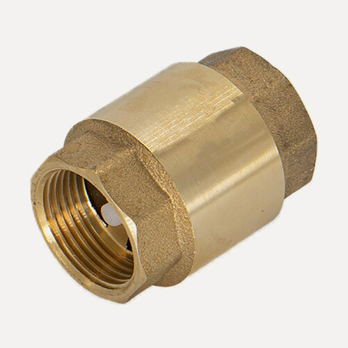 Изображение товара Обратный клапан СТМ, 1", латунь, никелированный, для трубопроводов