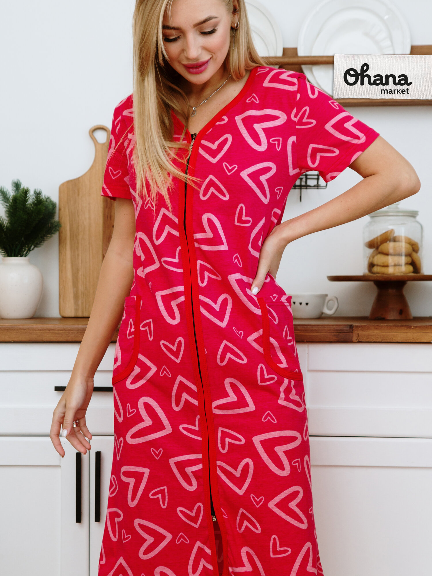 Халат Ohana market домашний