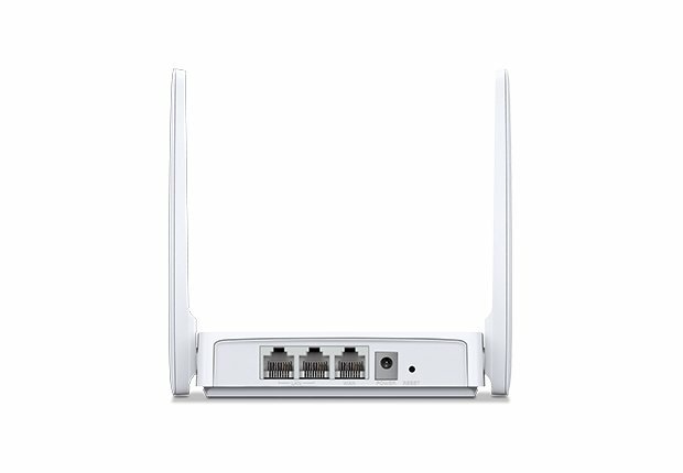 Wi-Fi-роутер Mercusys MW301R, до 300 Мбит/сек, 2 антенны, белый — фото 1