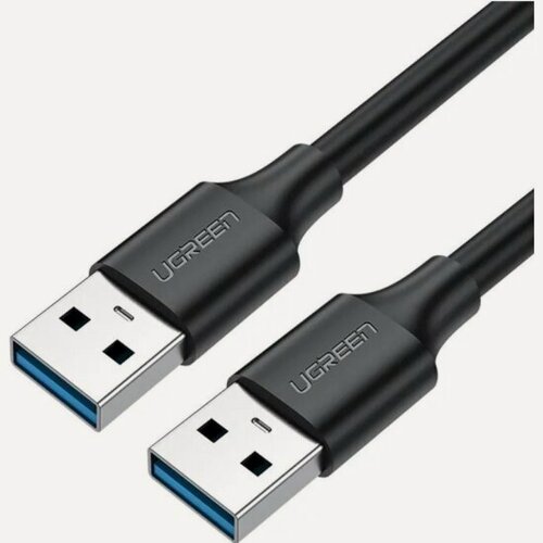 Изображение товара Кабель Ugreen US128 USB-A - USB-A, 3.0, 1м, черный (10370)