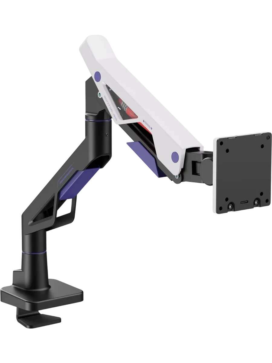 Кронштейн для мониторов UM741BW черный/белый 24"-57"