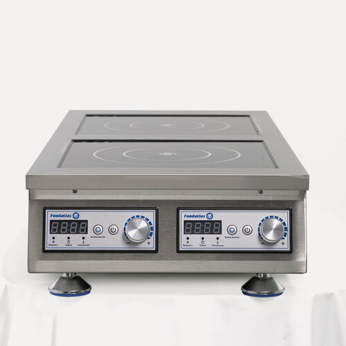 Изображение товара Индукционная плита Foodatlas FA-35002VK, настольная, 2 конфорки, стеклокерамическая рабочая поверхность