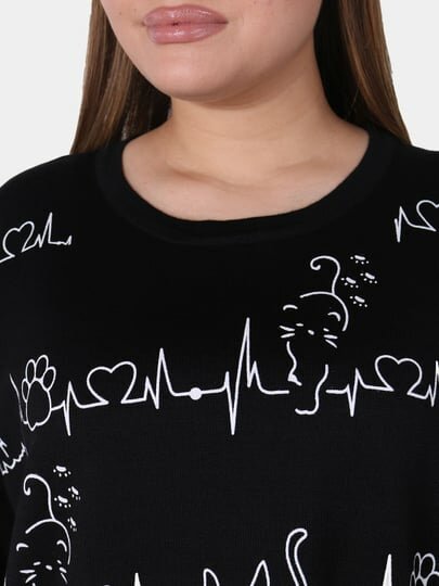 Свитер , размер OneSize, черная — фото 1