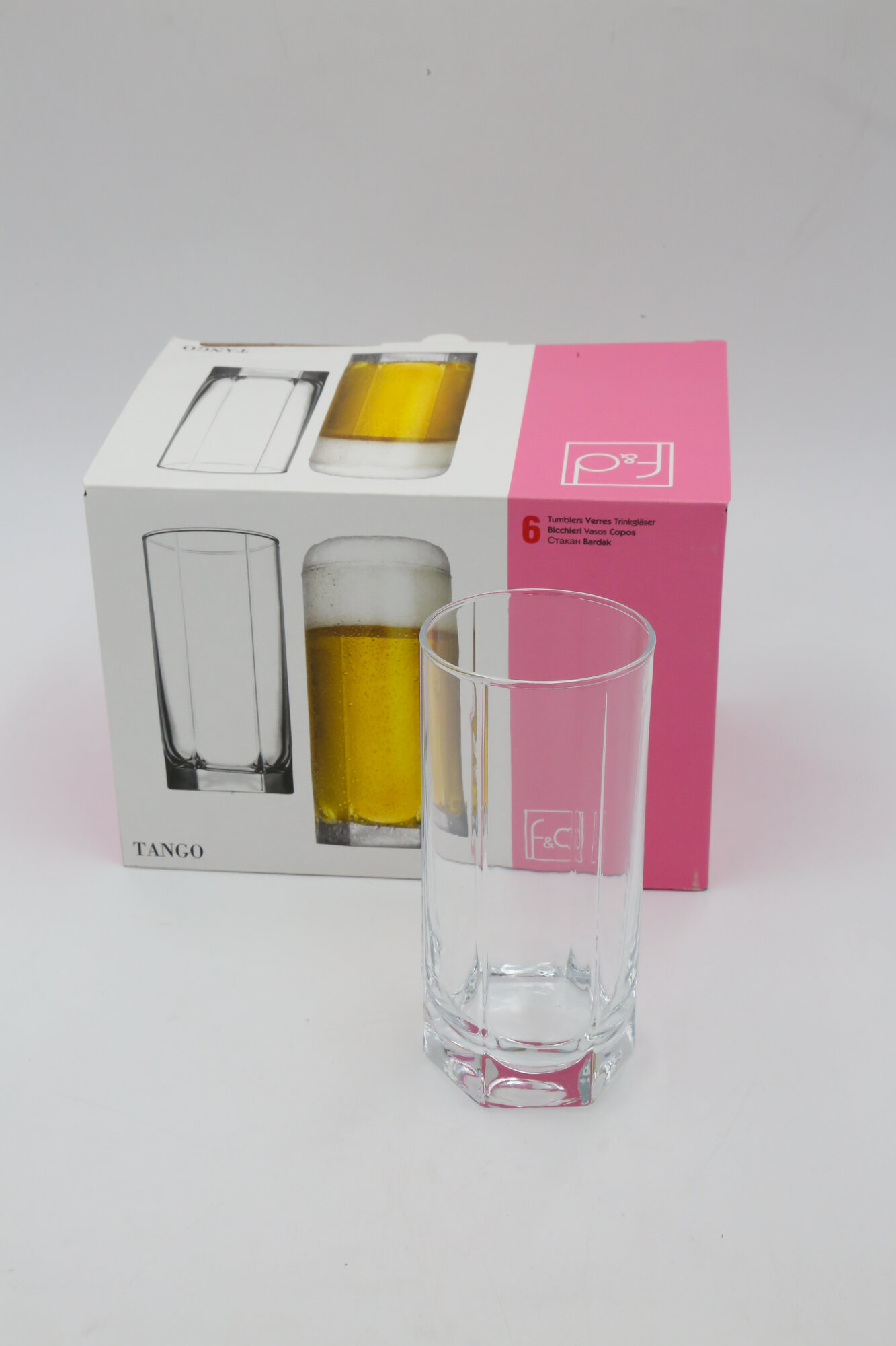 Стакан PASABAHCE танго-фд 42949тф 440мл 6шт 6х8 1117869