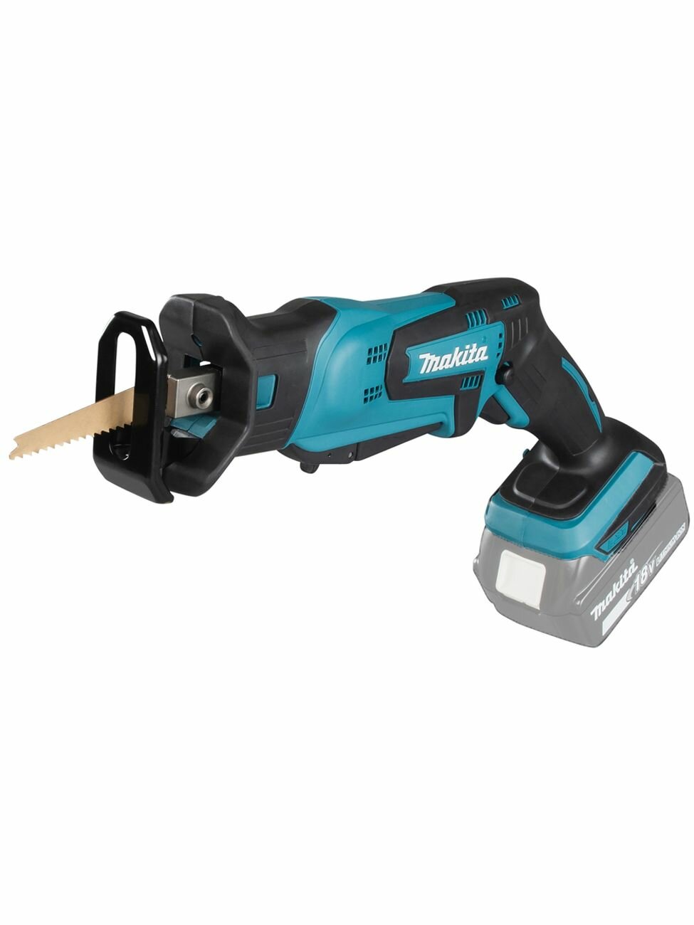 Пила сабельная аккумуляторная 50мм 18В Li-Ion без акк и з/у, Makita DJR185Z