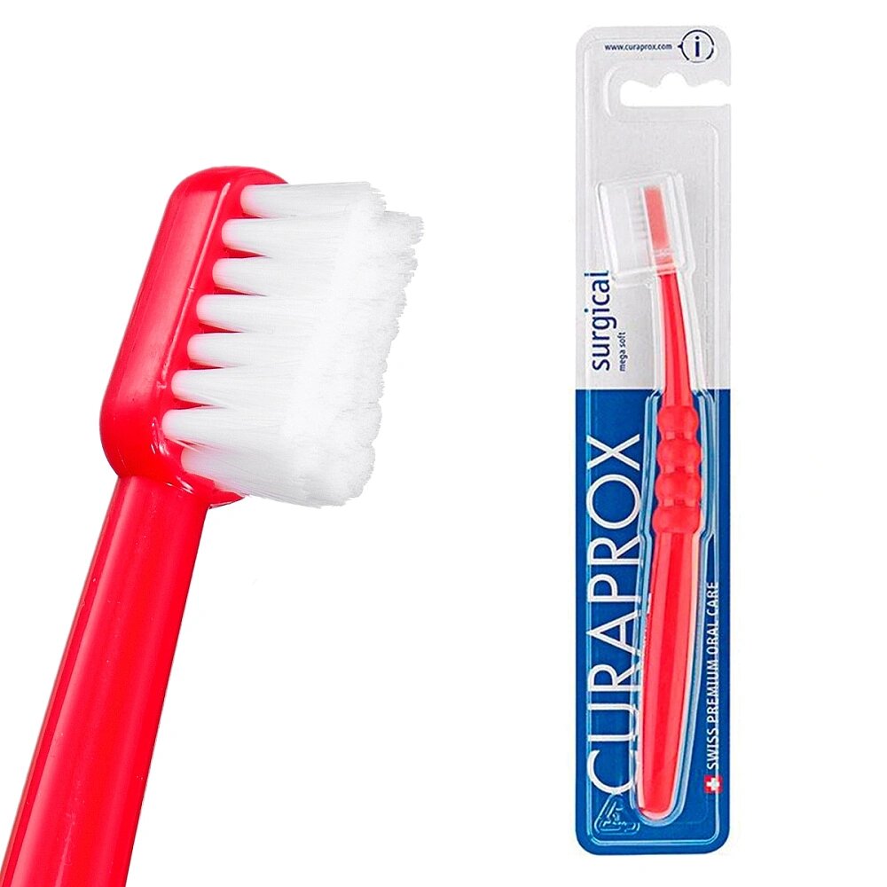 Зубная щетка CURAPROX Surgical Megasoft, ультра-мягкая, для безболезненной гигиены полости рта