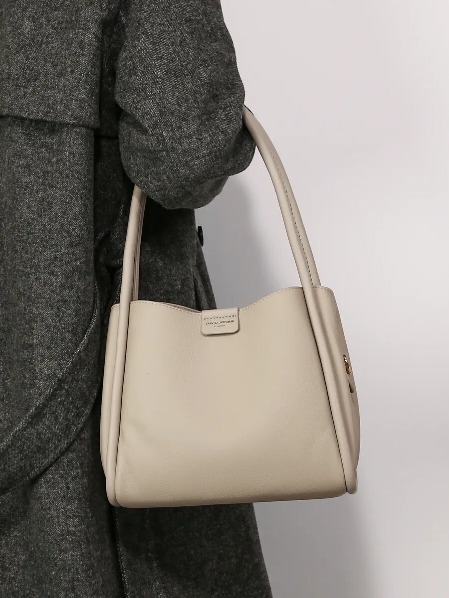 Сумка тоут DAVID JONES, серый — фото 1