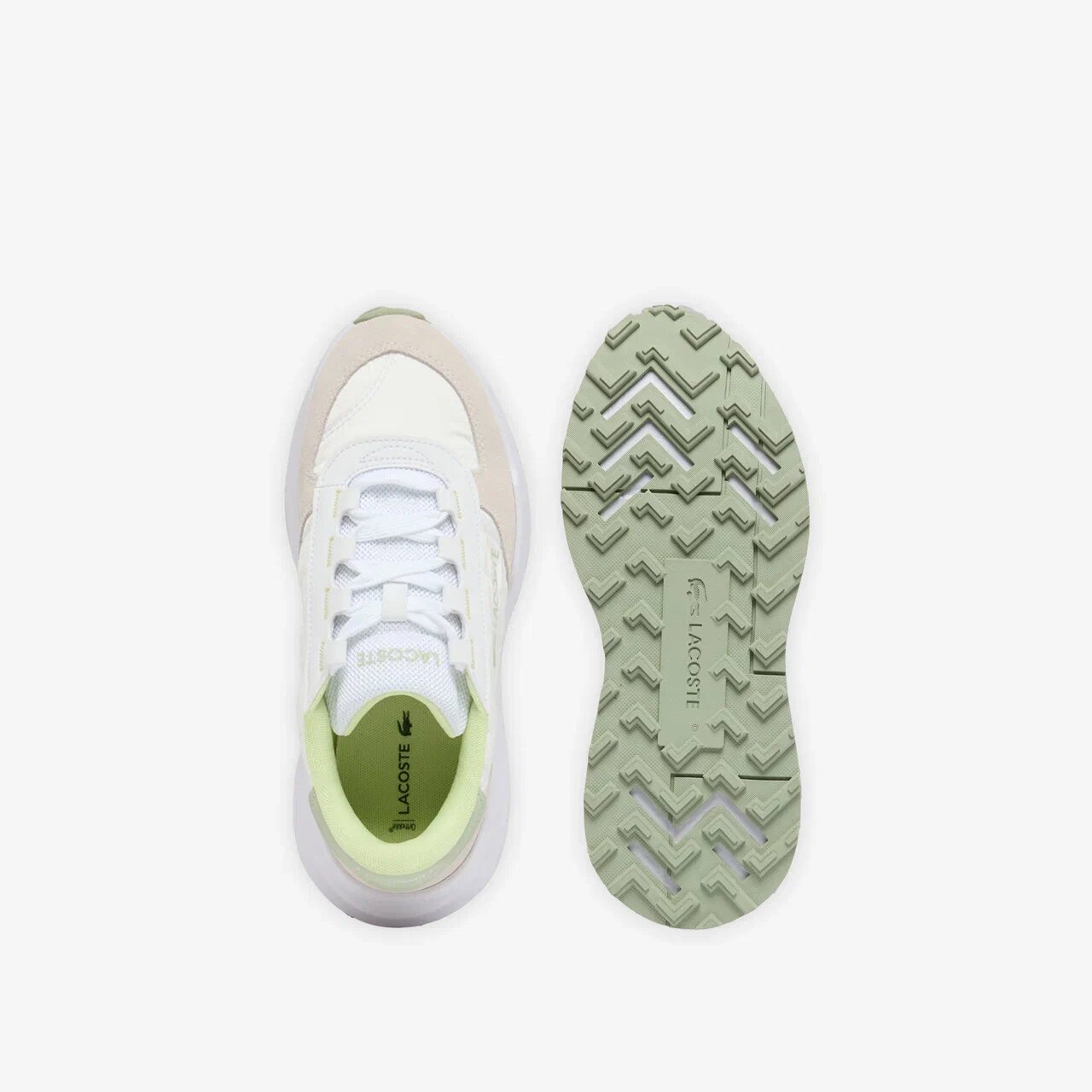 Кроссовки LACOSTE, размер 7,5 UK, белый — фото 1