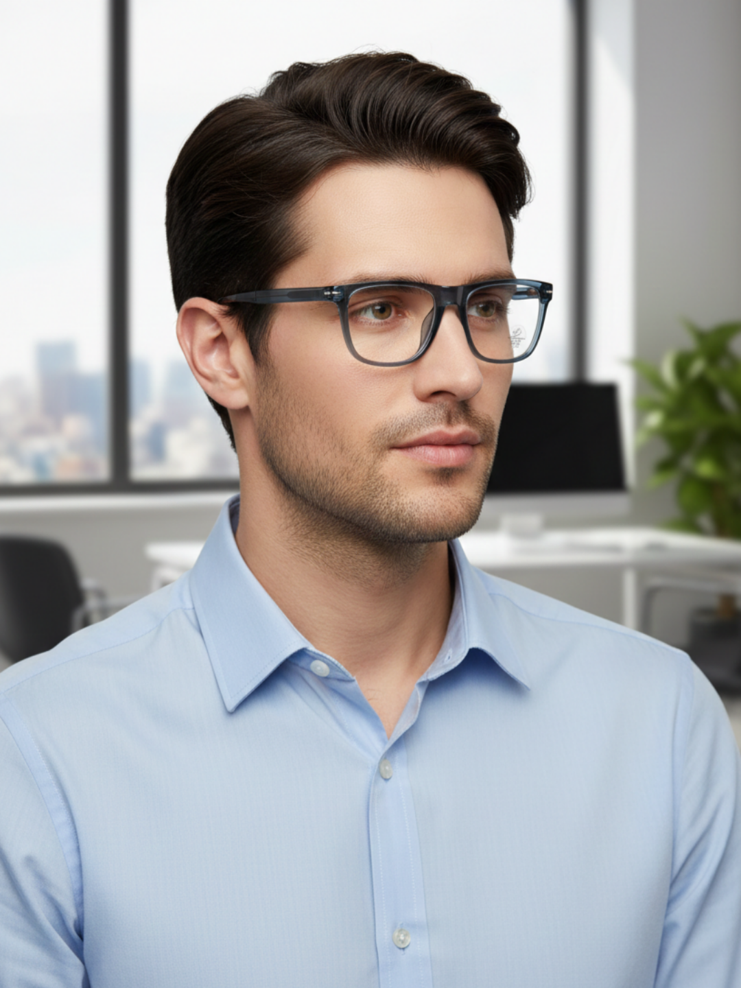 Мужские и женские компьютерные очки, 100% защита