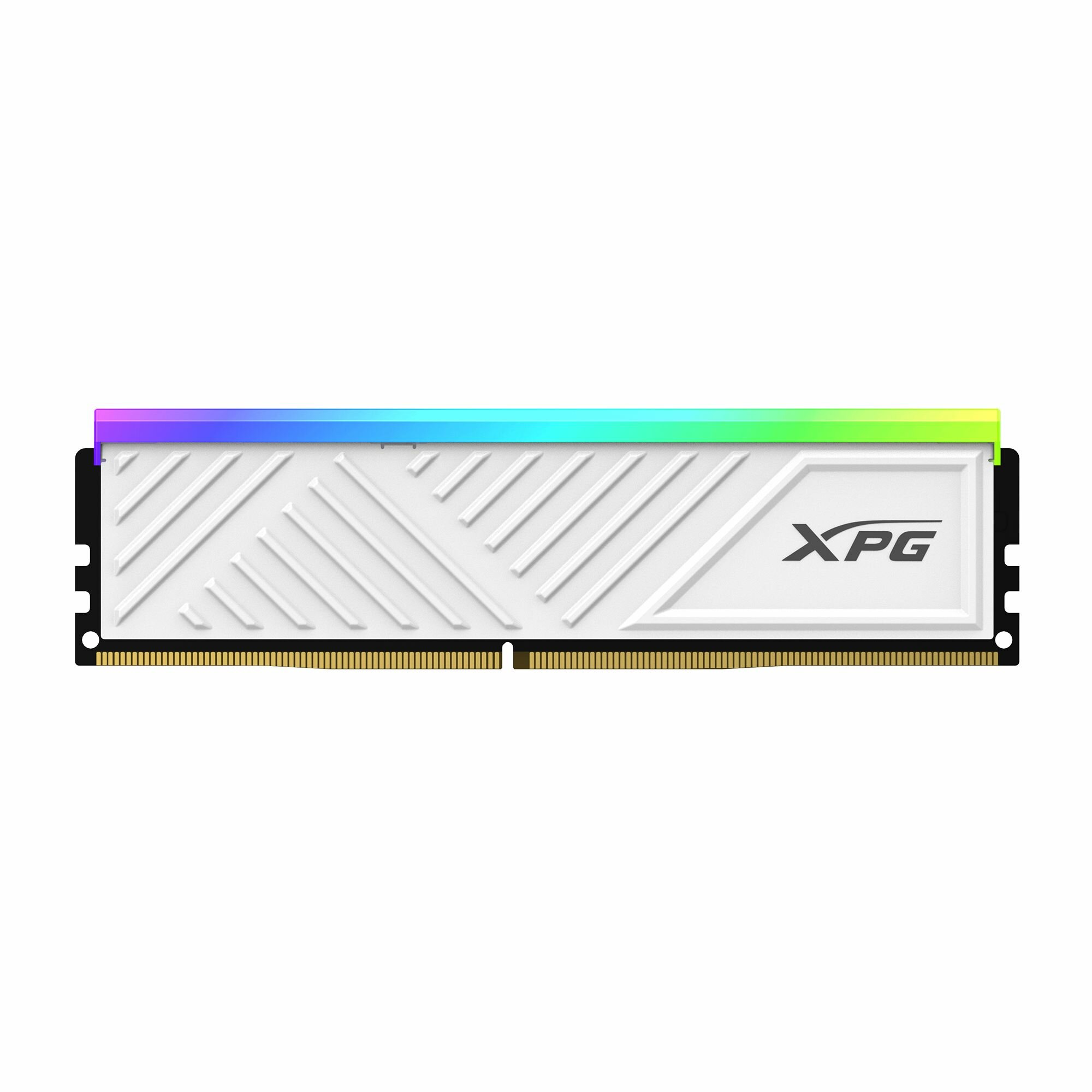 Модуль памяти ADATA 8GB DDR4 3200 U-DIMM XPG SPECTRIX D35G RGB Gaming Memory (AX4U32008G16A-SWHD35G) white
