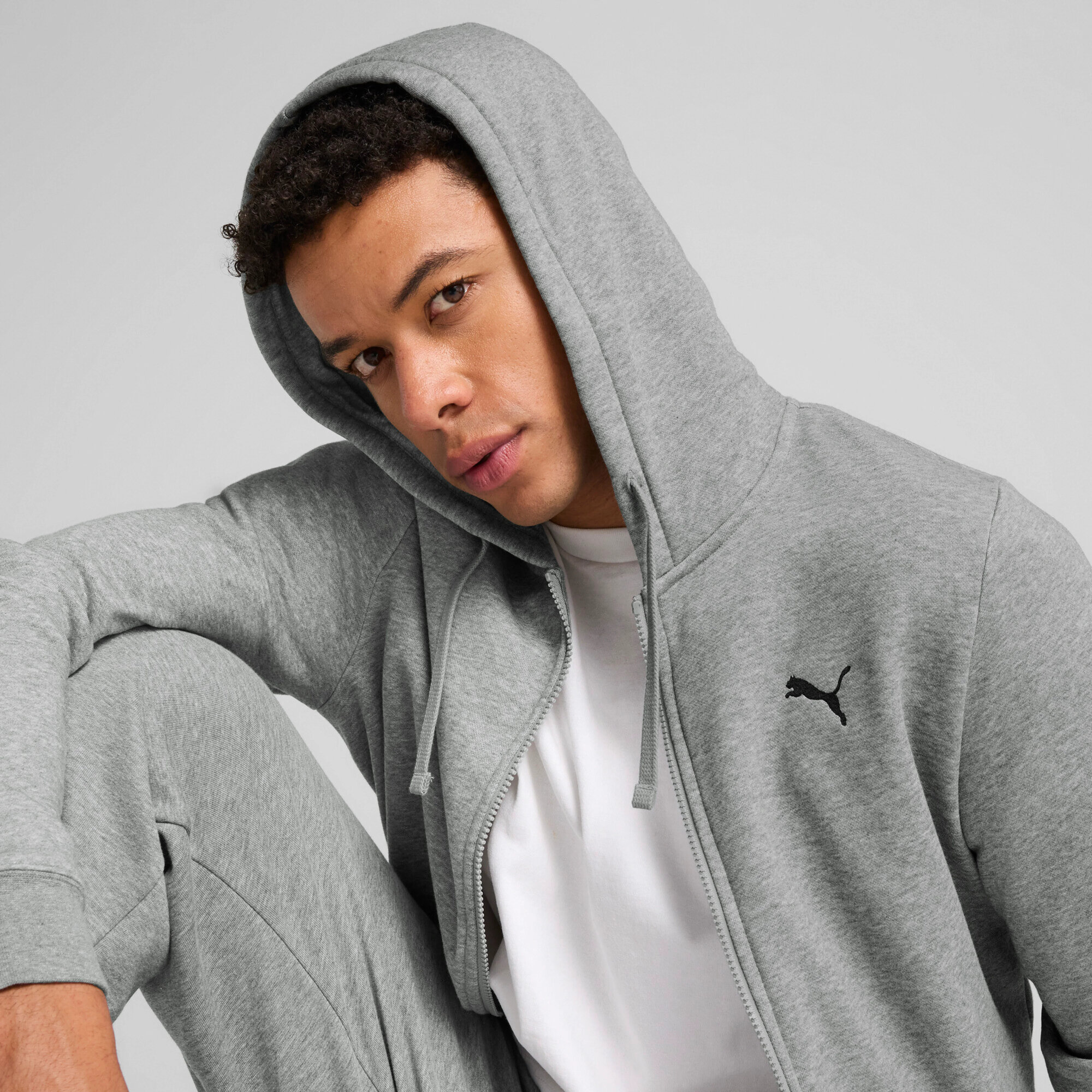 Толстовка PUMA Essentials Full-Zip Fleece, размер 2XL, , серый — фото 1