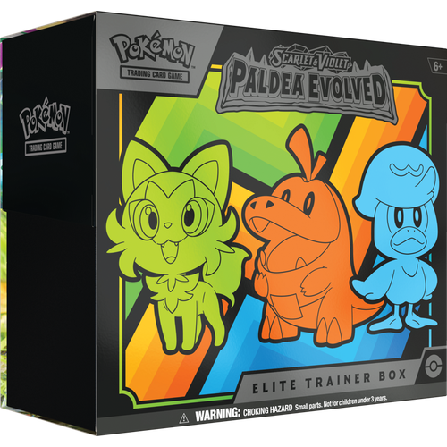 Покемон карты коллекционные: Elite Trainer Box Pokemon издания Scarlet and Violet: Paldea Evolved на английском