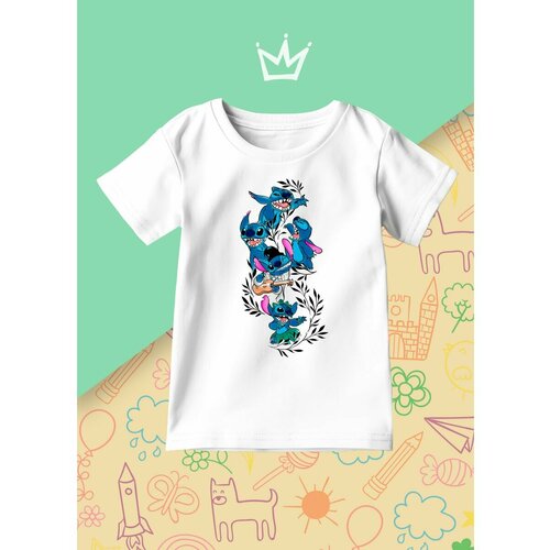 фото Футболка каждому своё, размер 122, белый