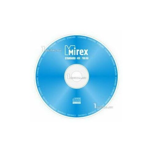 Диски Mirex CD-R Shrink Bulk (50 шт.) 700Mb 48x Standard (UL120051A8T)