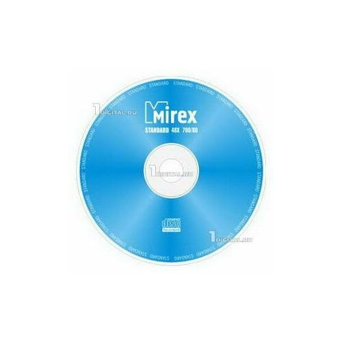 Диски Mirex CD-R80 Shrink Bulk (50 шт.) 700Mb 48x Standard (UL120051A8T)