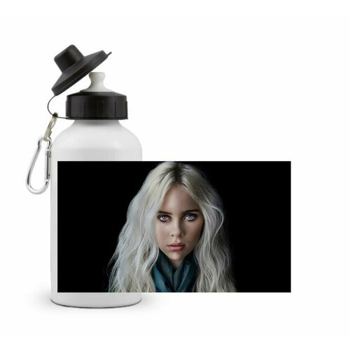 фото Спортивная бутылка билли айлиш, billie eilish №10 goodbrelok