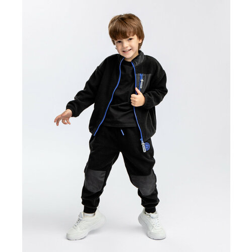 фото Толстовка button blue, размер 98, черный