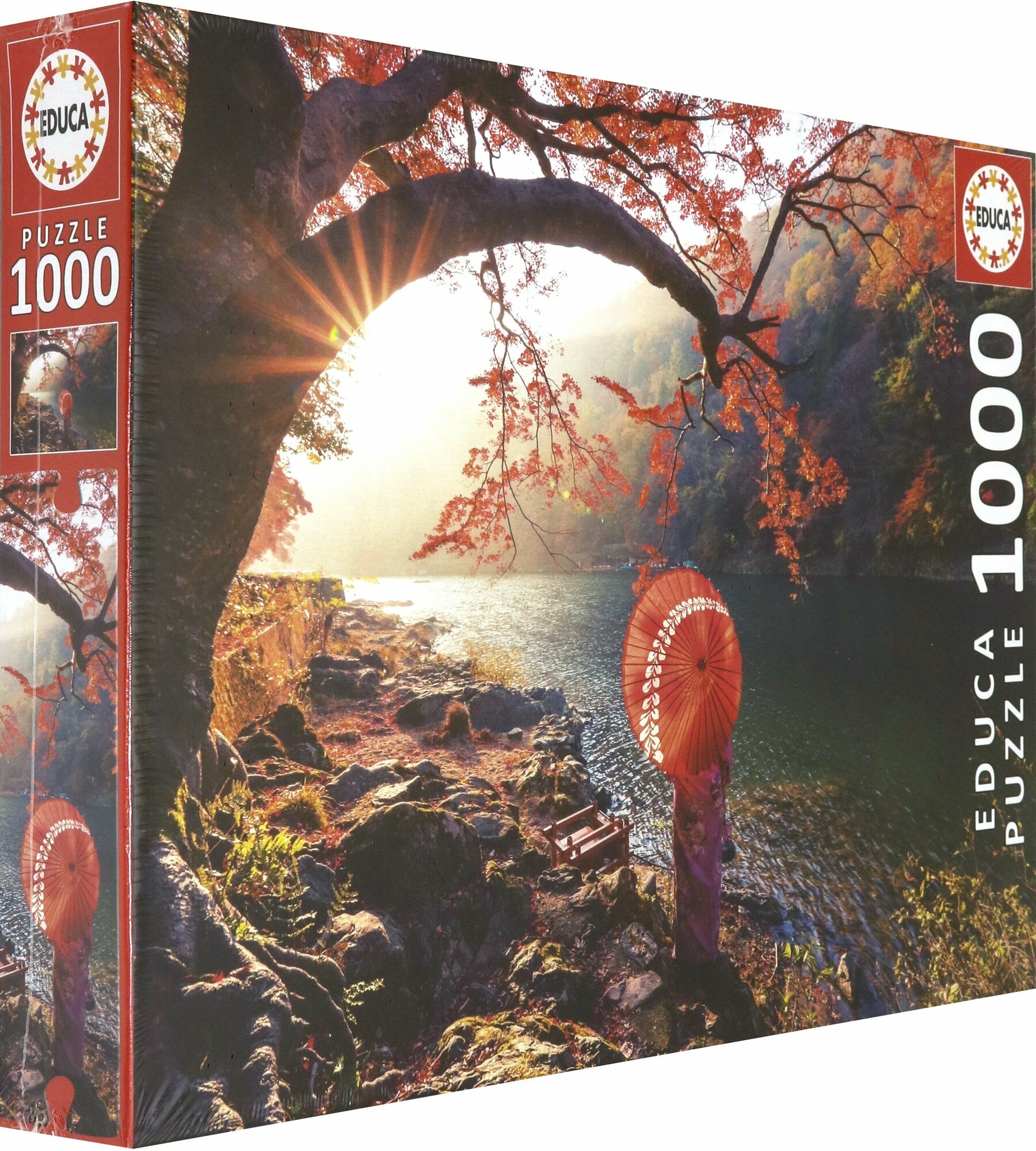 Пазл-1000 "Восход солнца на реке Кацура, Япония" (18455) Educa - фото №4