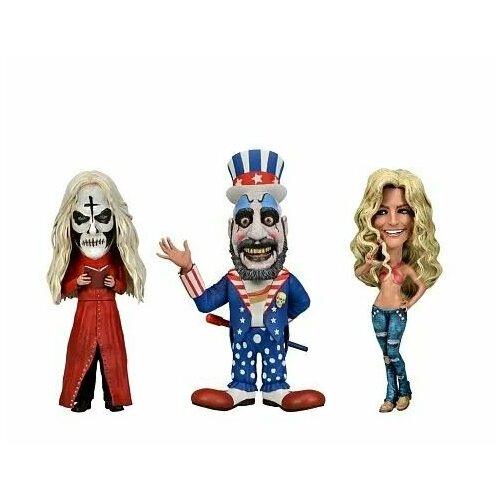 Капитан Сполдинг, Отис Дрифтвуд и Бэйби 3 фигурки Дом 1000 трупов, House of 1000 Corpses