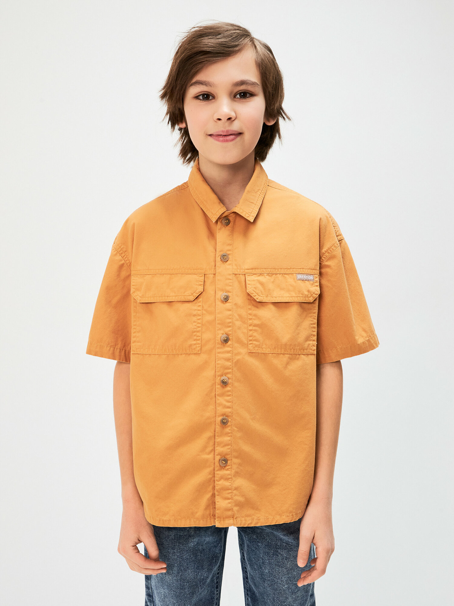 Рубашка ACOOLA Tiago желтый для мальчиков 152 размер