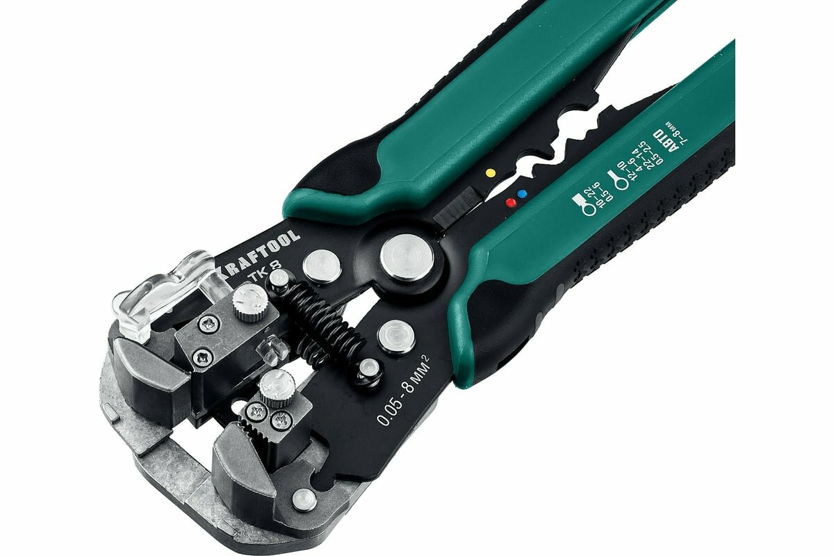 KRAFTOOL TK-8 стриппер автоматический многофункциональный, 0.05 - 8 мм2, 22637 — фото 1