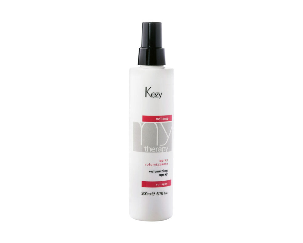 Спрей KEZY Mytherapy Volume Collagen, для объема и блеска волос, с UV-фильтрами, с морским коллагеном, экстрактом бамбука, 200мл