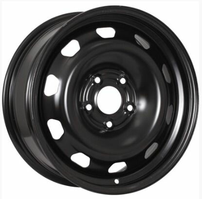 Колесный штампованный диск ТЗСК Тольятти Nissan Qashqai R16x6.5 5x114.3 ET40 CB66.1 Black