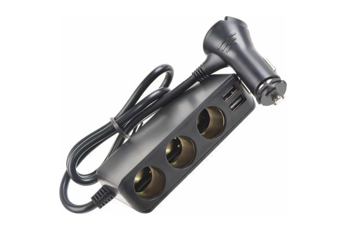 Robiton DC203 BL1 16566 автомобильный разветвитель прикуривателя с двойным выходом
