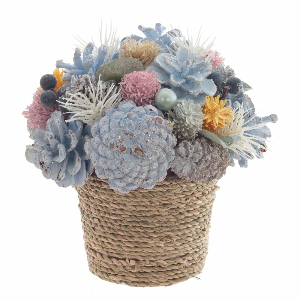 Новогодняя композиция 17х17х18 см KSM-808775