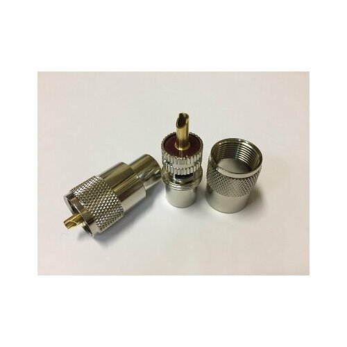 Разъем высокочастотный U-113B NGB (2 шт), вилка (штекер) UHF вкручиваемая на кабель RG-213