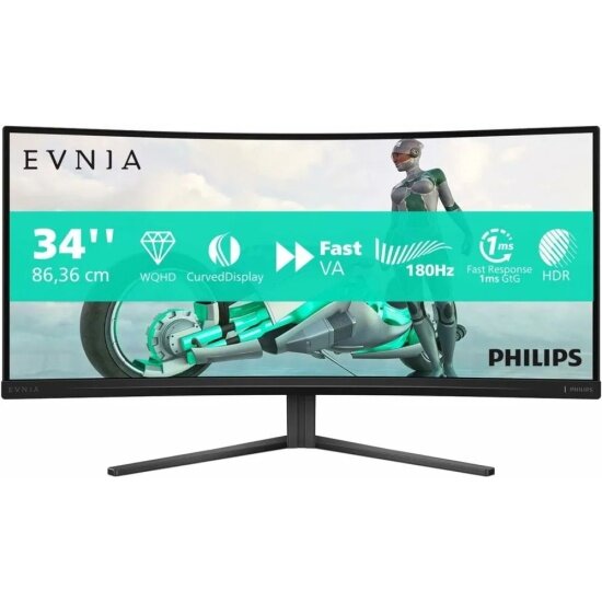 Игровой монитор Philips Evnia 34M2C3500L 34" черный